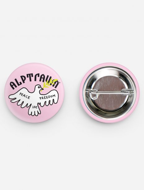 button-Taube-rosa