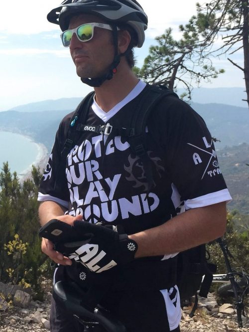 freeride trikot PROTECT black gloves HIFI