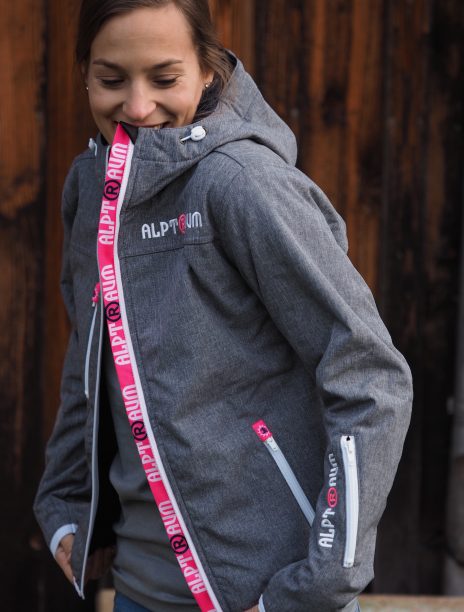 woman softshell rider teddy