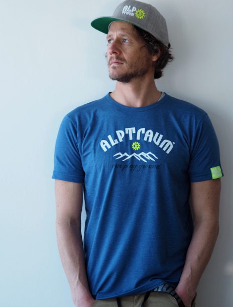 men T-shirt Sunset ensigniablue cap Straight