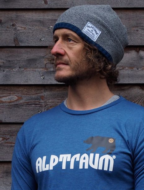 Bernie Gschdrickt grey-blue Men Longsleeve Bear ensigniablue